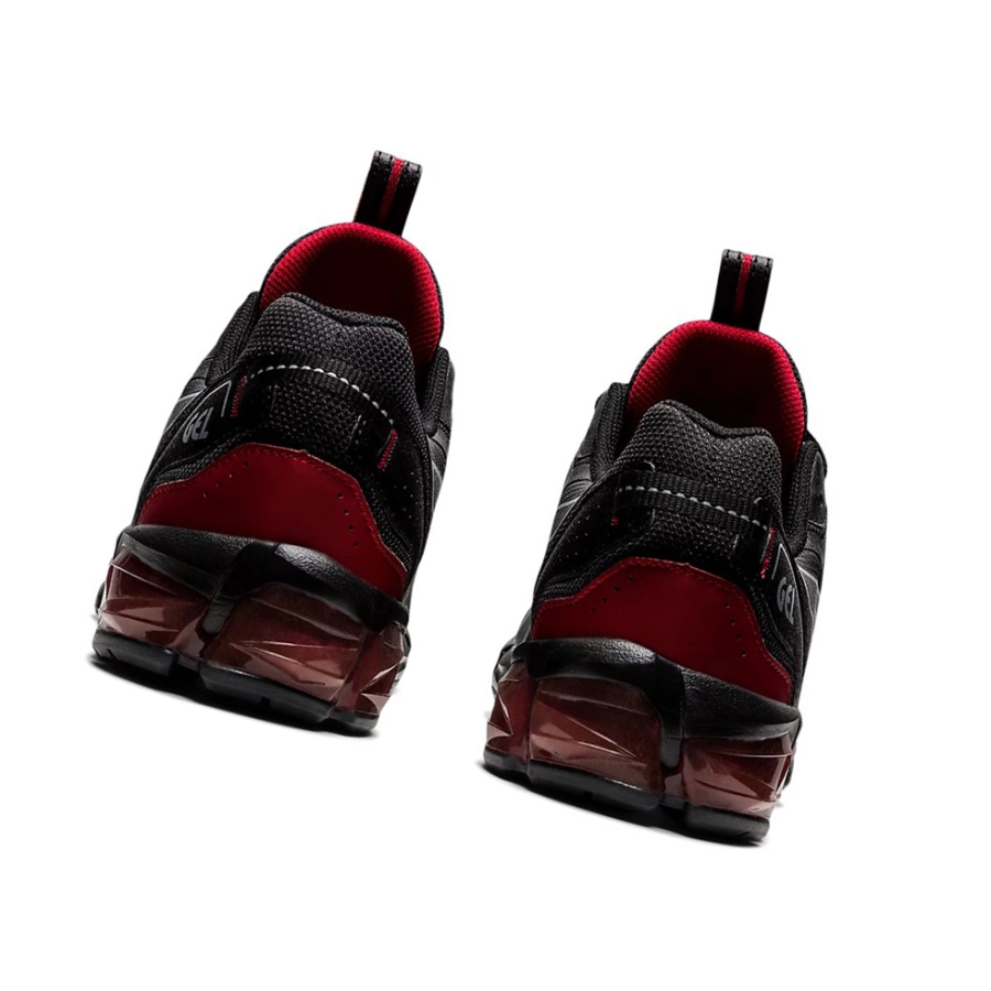Black / Classic Red Men's Asics GEL-QUANTUM 90 Sneakers | US25438YN - Asics Outlet Sale