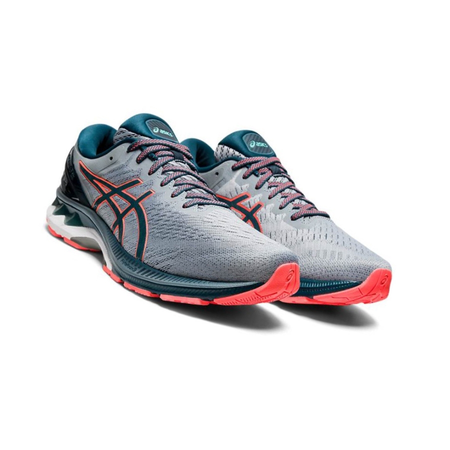 Grey Men's Asics GEL-KAYANO 27 Extra Wide Running Shoes | US08429JZ - Asics Outlet Sale
