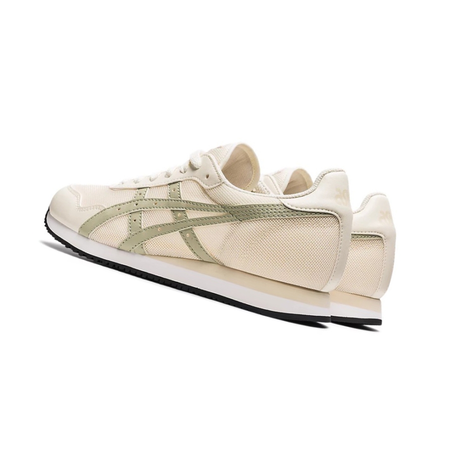 Cream / Dried Leaf Green Women's Asics TIGER RUNNER Sneakers | US54308LO - Asics Outlet Sale