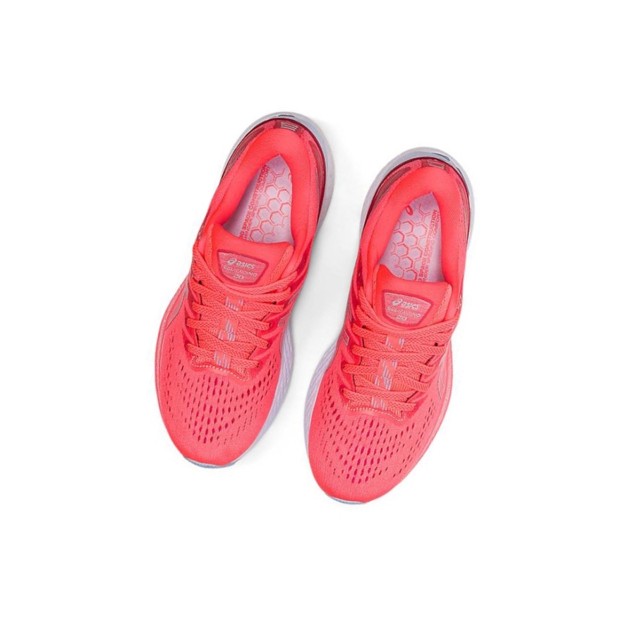 Red Women's Asics GEL-KAYANO 28 Wide Running Shoes | US57690YW - Asics Outlet Sale