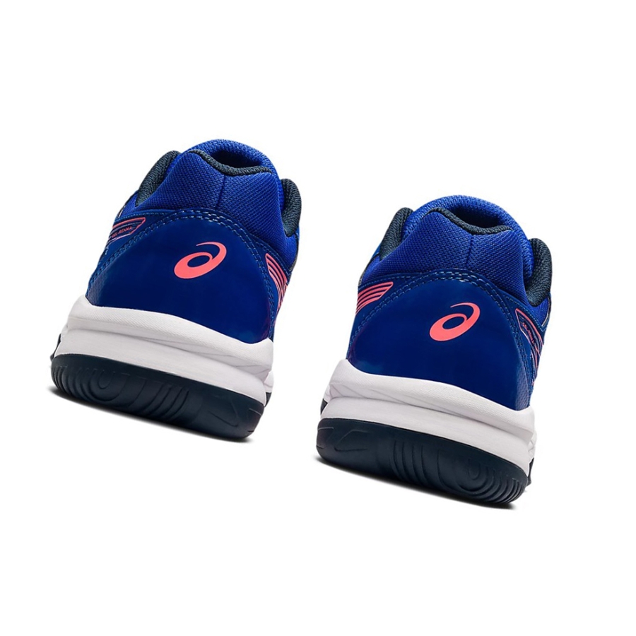 Blue / Blazing Coral Women's Asics GEL-RENMA Tennis Shoes | US18053RW - Asics Outlet Sale