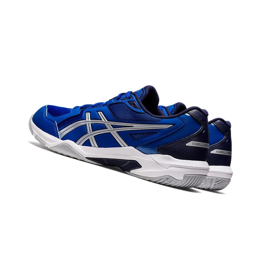 Blue / Pure Silver Men's Asics GEL-ROCKET 10 (2E) Volleyball Shoes | US59612WY - Asics Outlet Sale