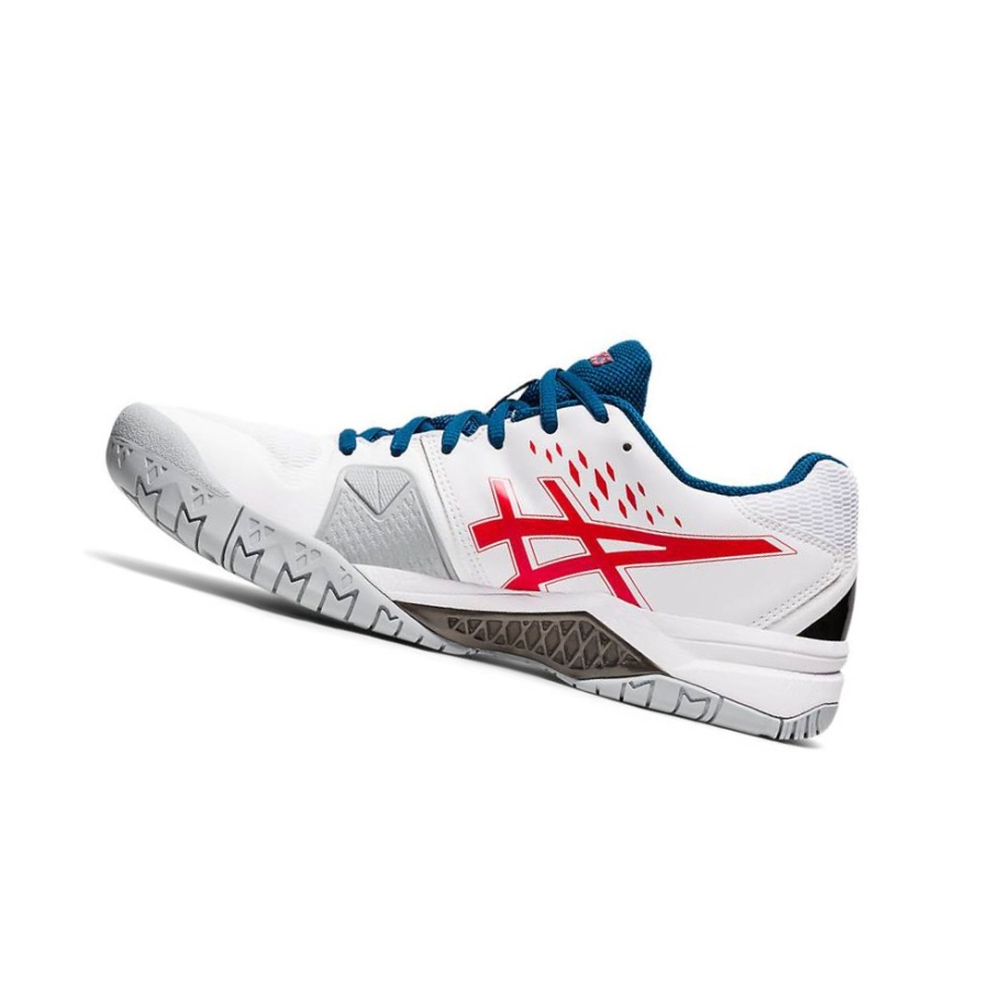 White Men's Asics GEL-CHALLENGER 12 Tennis Shoes | US16705RQ - Asics Outlet Sale