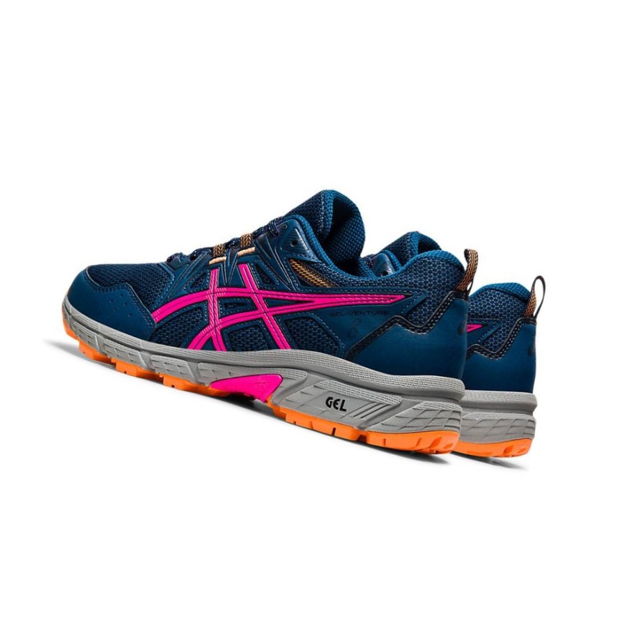 Navy Women's Asics GEL-VENTURE 8 Trail Running Shoes | US32816HL - Asics Outlet Sale