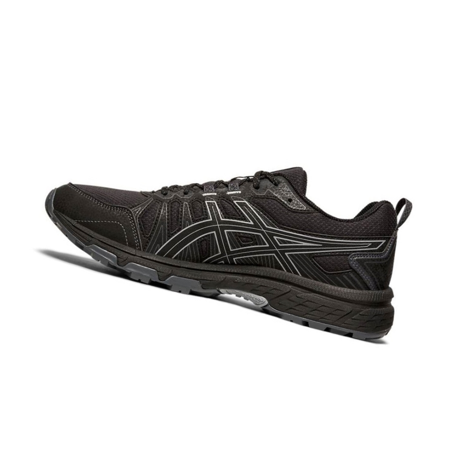 Black Men's Asics GEL-VENTURE 7 Trail Trail Running Shoes | US39162KV - Asics Outlet Sale