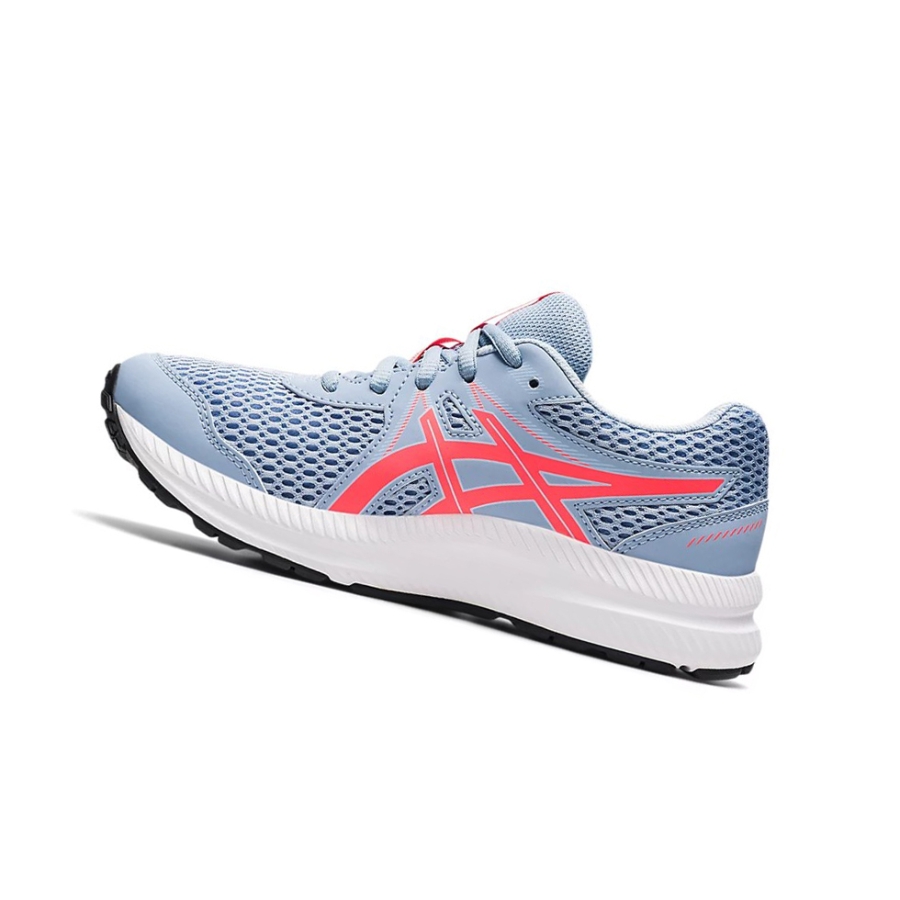 Mist / Blazing Coral Kids' Asics CONTEND 7 GS Running Shoes | US76128MC - Asics Outlet Sale