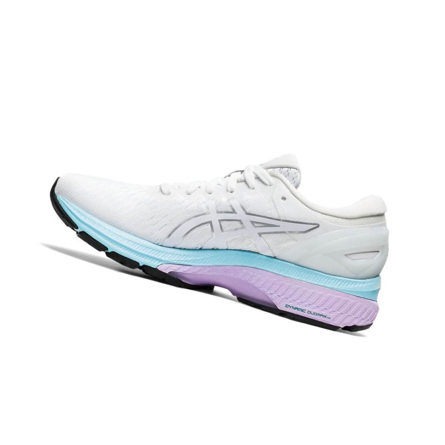 White Women's Asics GEL-KAYANO 27 Running Shoes | US40873UL - Asics Outlet Sale