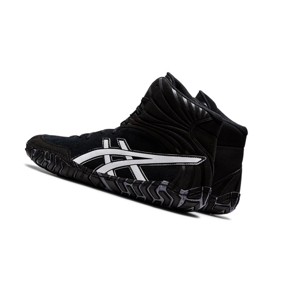 Black / White Men's Asics AGGRESSOR 5 Wrestling Shoes | US63857PK - Asics Outlet Sale