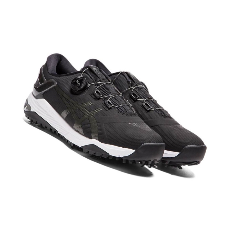 Black Men's Asics GEL-COURSE Duo BOA Golf Shoes | US09371OB - Asics Outlet Sale