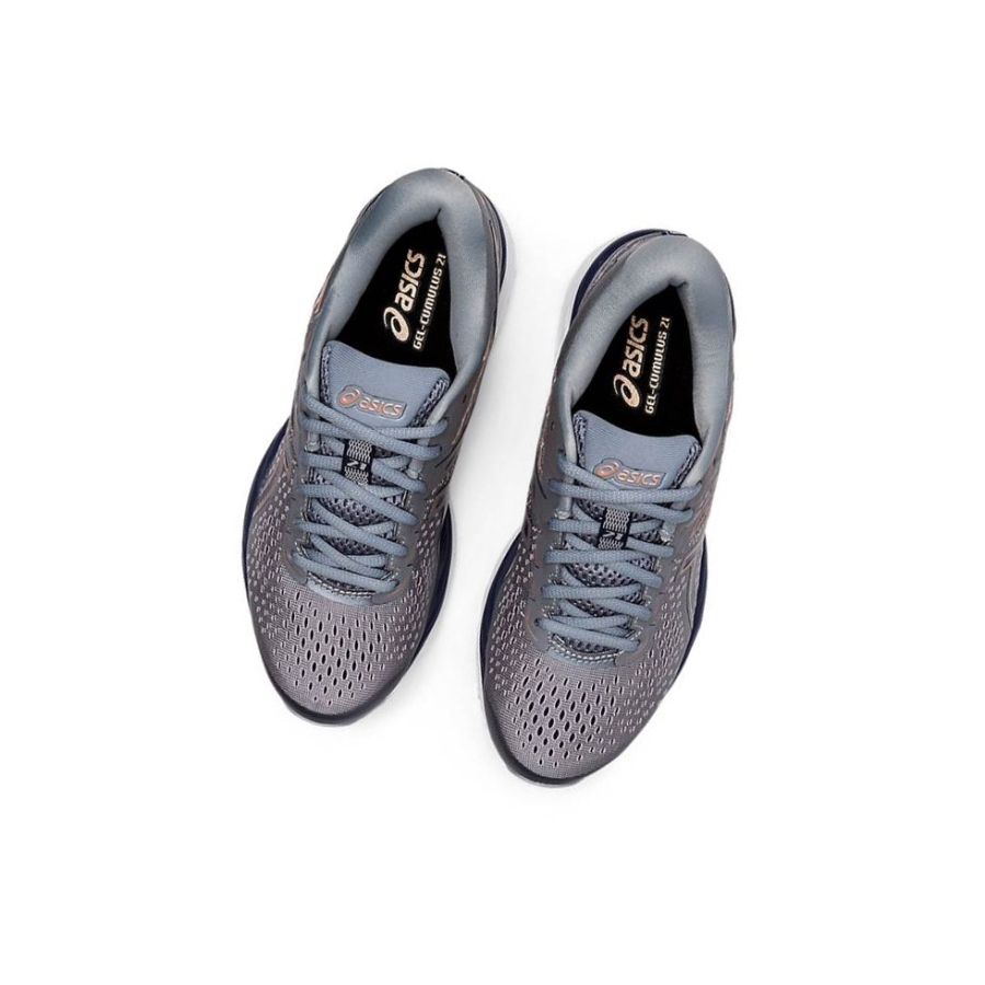 Grey Women's Asics GEL-CUMULUS 21 road Running Shoes | US57091CY - Asics Outlet Sale