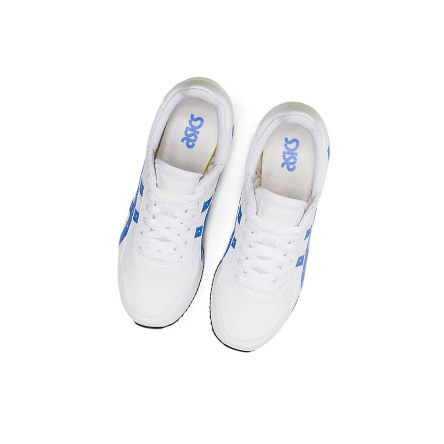 White / Blue Women's Asics TIGER RUNNER Sneakers | US92387UT - Asics Outlet Sale