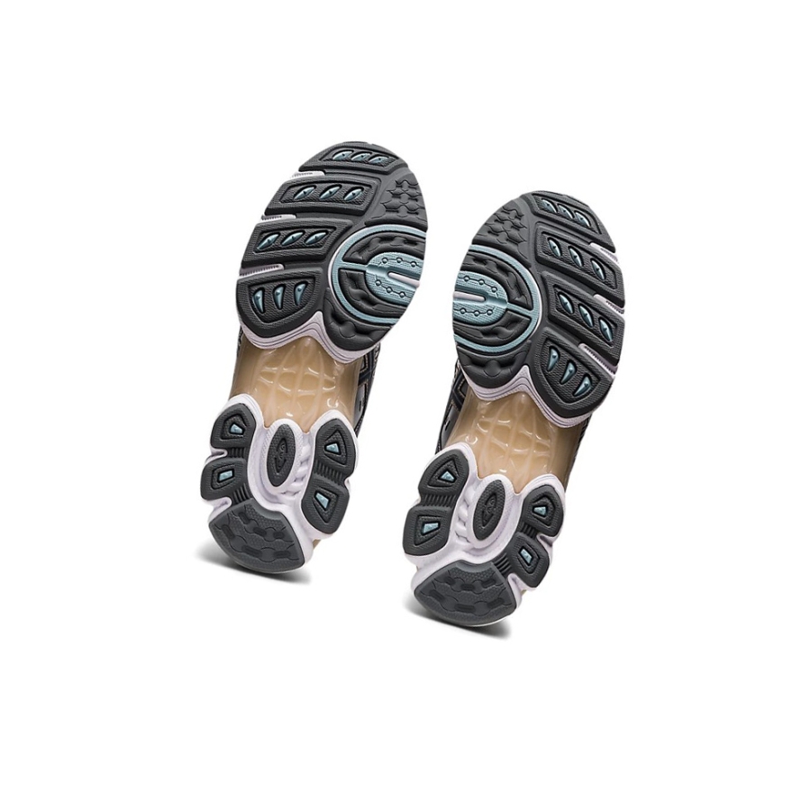 White / Steel Grey Women's Asics GEL-NIMBUS 9 Sneakers | US93675UI - Asics Outlet Sale