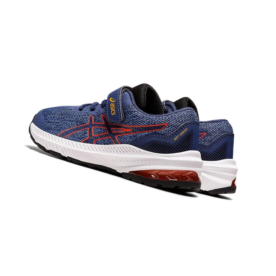 Azure / Deep Ocean Kids' Asics GT-1000 11 PS Running Shoes | US09267DF - Asics Outlet Sale