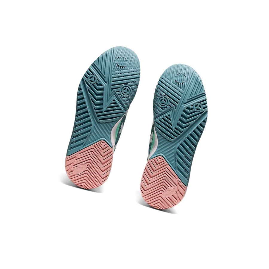 Blue / White Women's Asics GEL-RESOLUTION 8 Tennis Shoes | US25973JB - Asics Outlet Sale