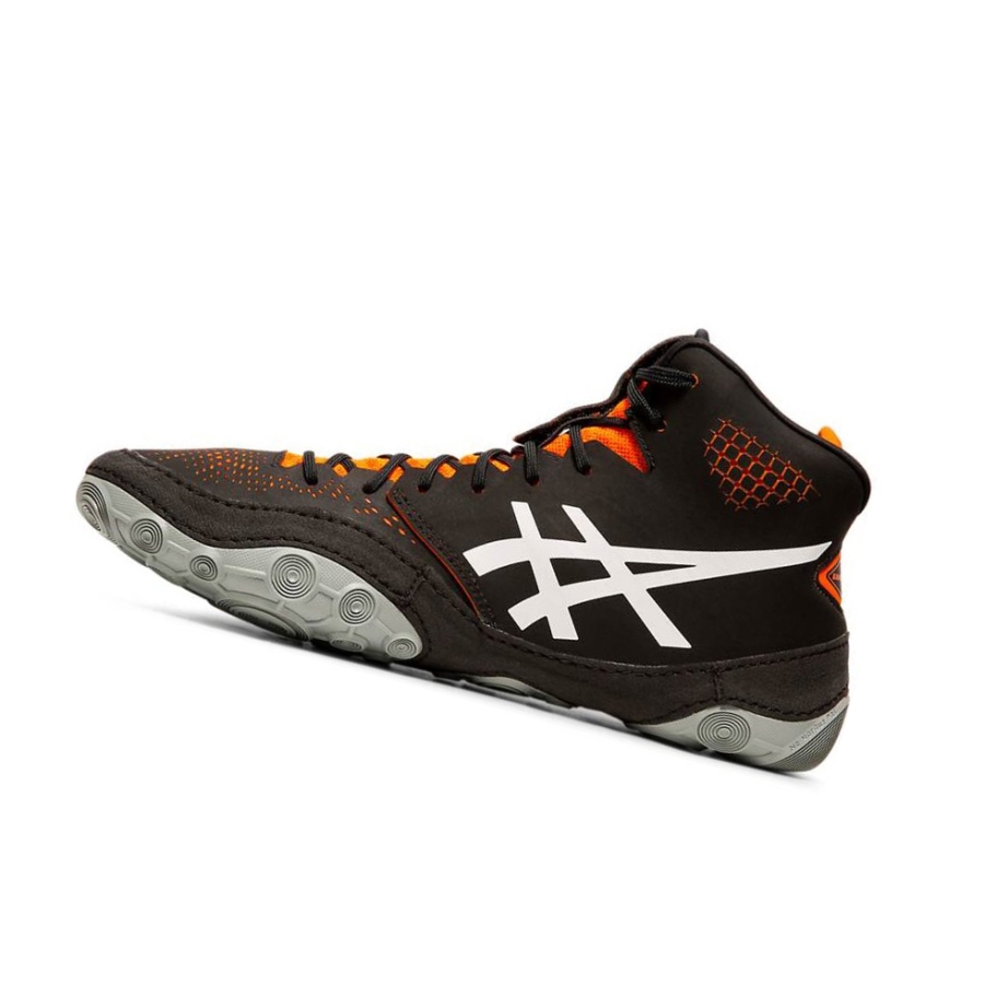 Black Men's Asics DAN GABLE EVO 2 Wrestling Shoes | US73456IM - Asics Outlet Sale
