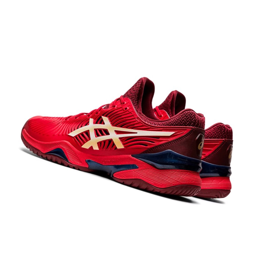 Red / White Men's Asics COURT FF 2 Tennis Shoes | US14279SQ - Asics Outlet Sale