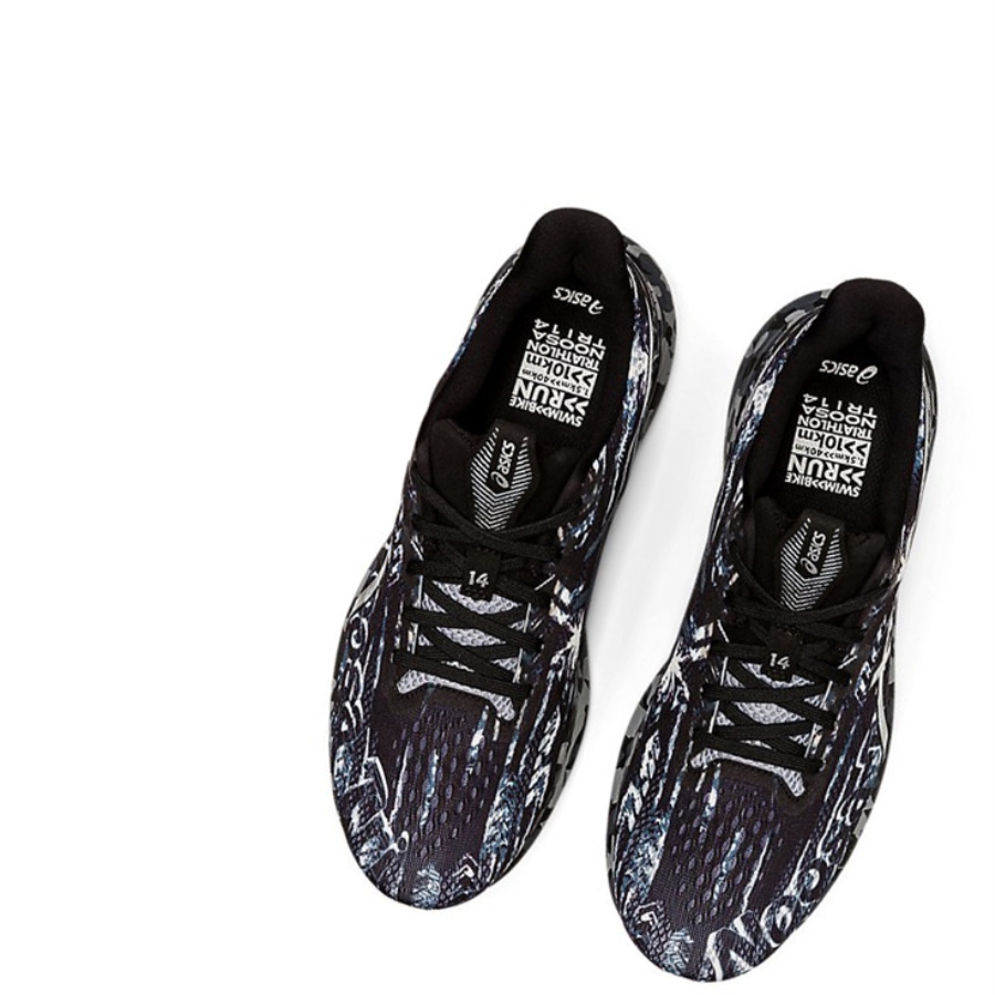 Black / Pure Silver Men's Asics NOOSA TRI 14 Running Shoes | US74803ZN - Asics Outlet Sale