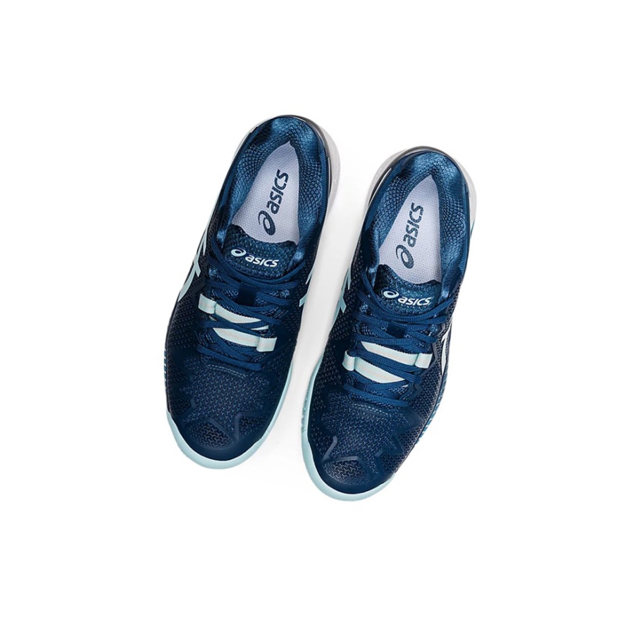 Light Indigo / Clear Blue Women's Asics GEL-RESOLUTION 8 (D) Tennis Shoes | US45618FI - Asics Outlet Sale