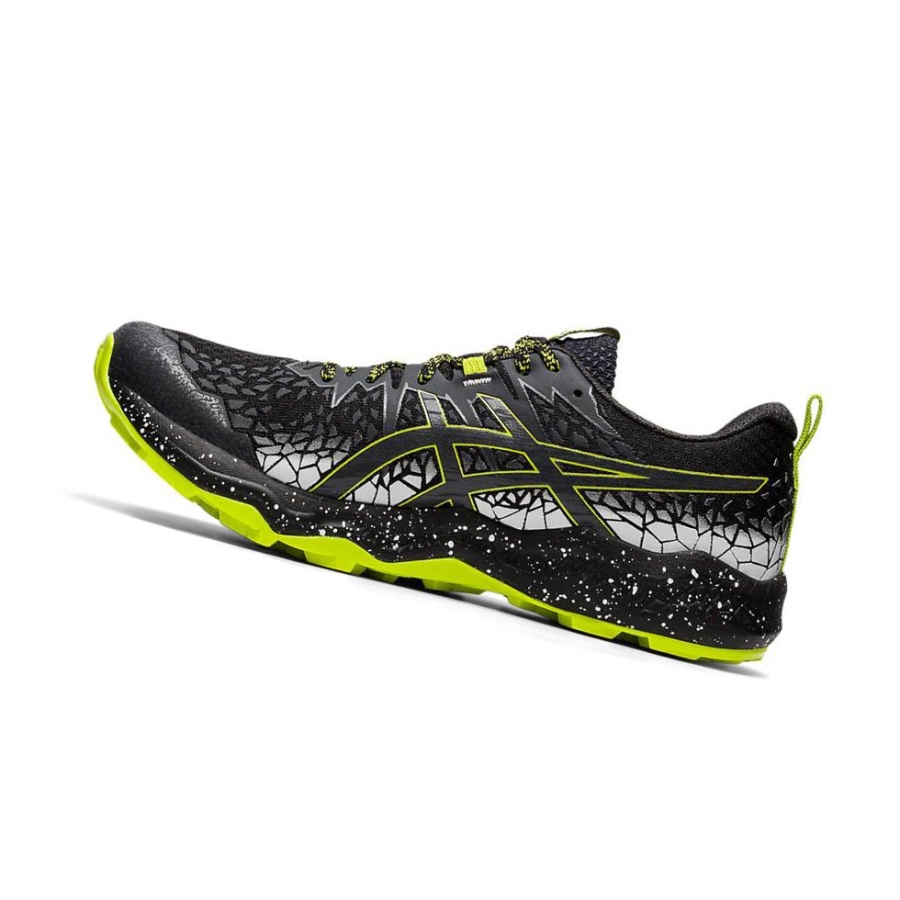 Black Men's Asics FUJITRABUCO Trail Running Shoes | US15962MS - Asics Outlet Sale