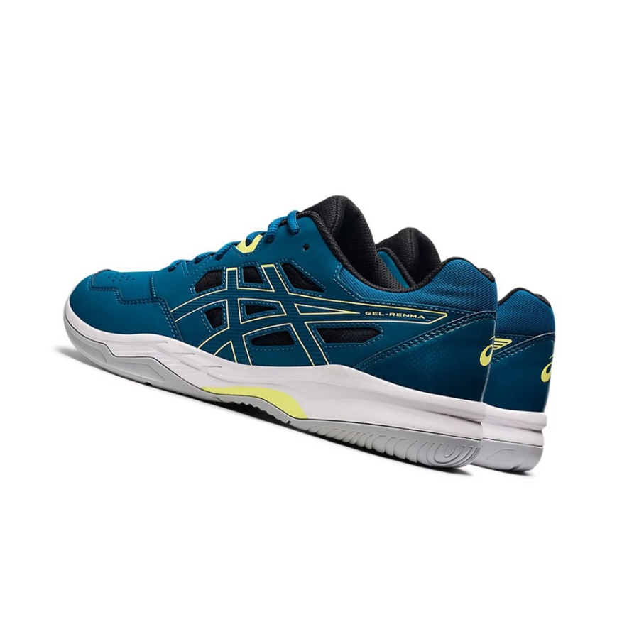 Deep Sea Teal / Glow Yellow Men's Asics GEL-RENMA Tennis Shoes | US41735PW - Asics Outlet Sale