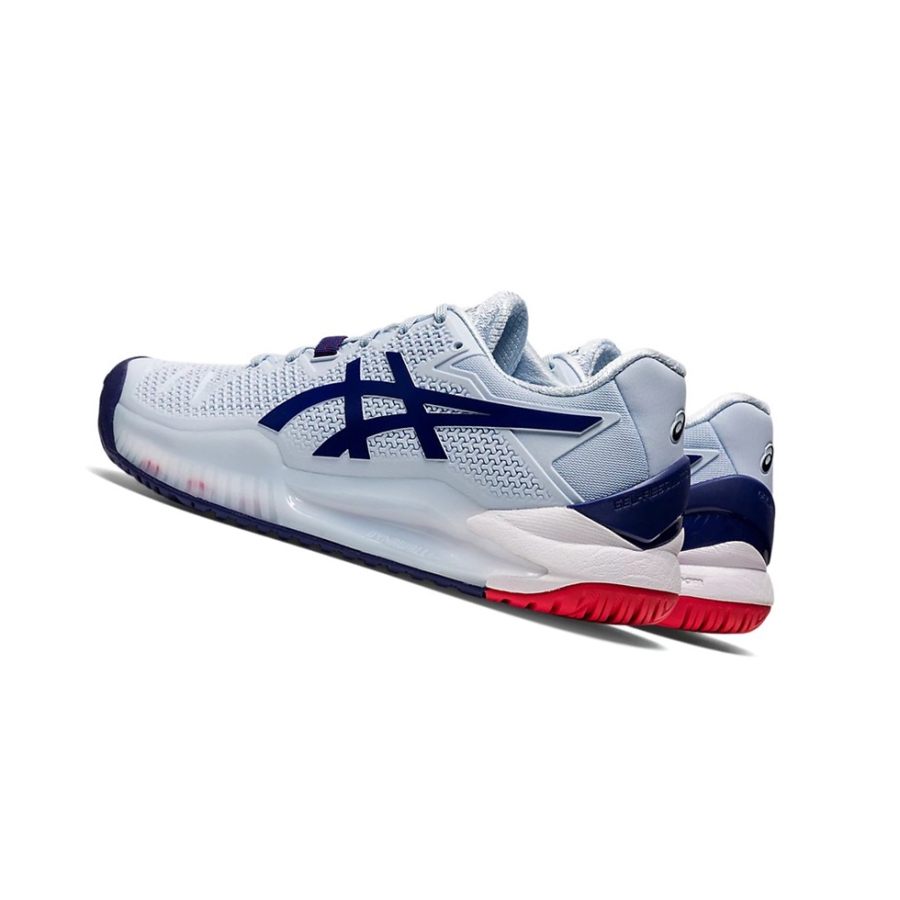 Soft Sky / Dive Blue Women's Asics GEL-RESOLUTION 8 Tennis Shoes | US71289JK - Asics Outlet Sale