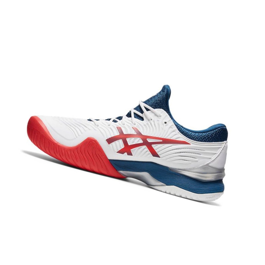 White Men's Asics COURT FF Tennis Shoes | US25364YK - Asics Outlet Sale