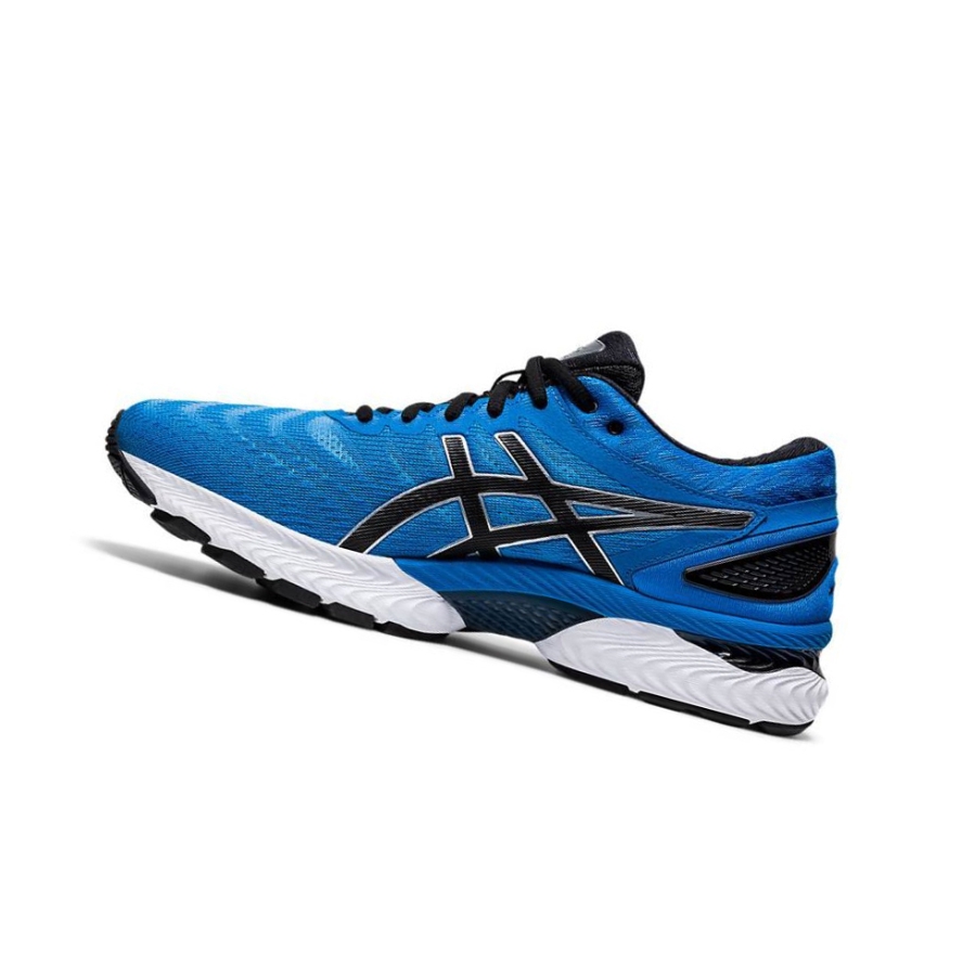 Blue Men's Asics GEL-NIMBUS 22 Running Shoes | US85917YC - Asics Outlet Sale