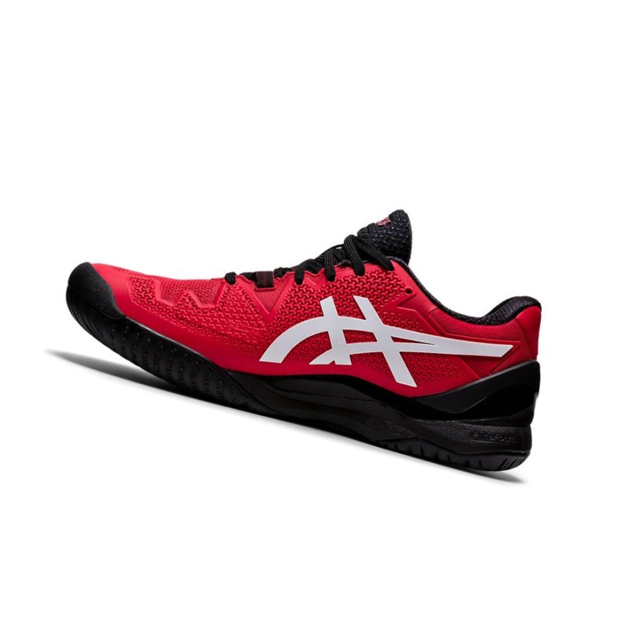 Red Men's Asics GEL-RESOLUTION 8 Tennis Shoes | US87495DT - Asics Outlet Sale