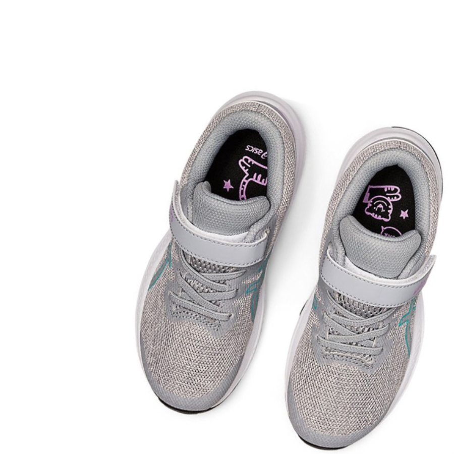 Piedmont Grey / Sea Glass Kids' Asics GT-1000 11 PS Running Shoes | US51649QC - Asics Outlet Sale