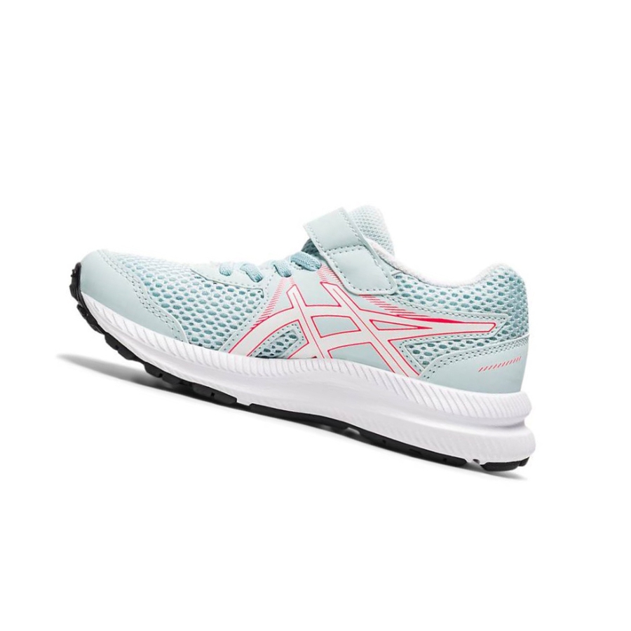 Light Turquoise Kids' Asics CONTEND 7 PS Running Shoes | US46378FV - Asics Outlet Sale