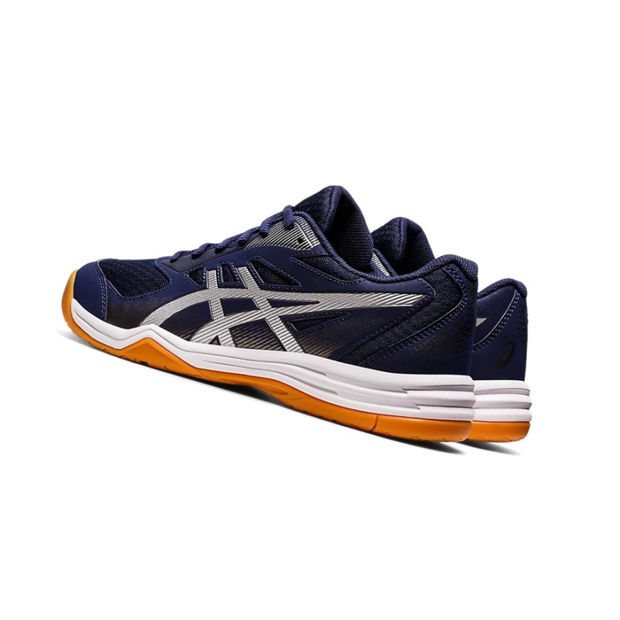 Peacoat / Pure Silver Men's Asics UPCOURT 5 Volleyball Shoes | US87529AE - Asics Outlet Sale