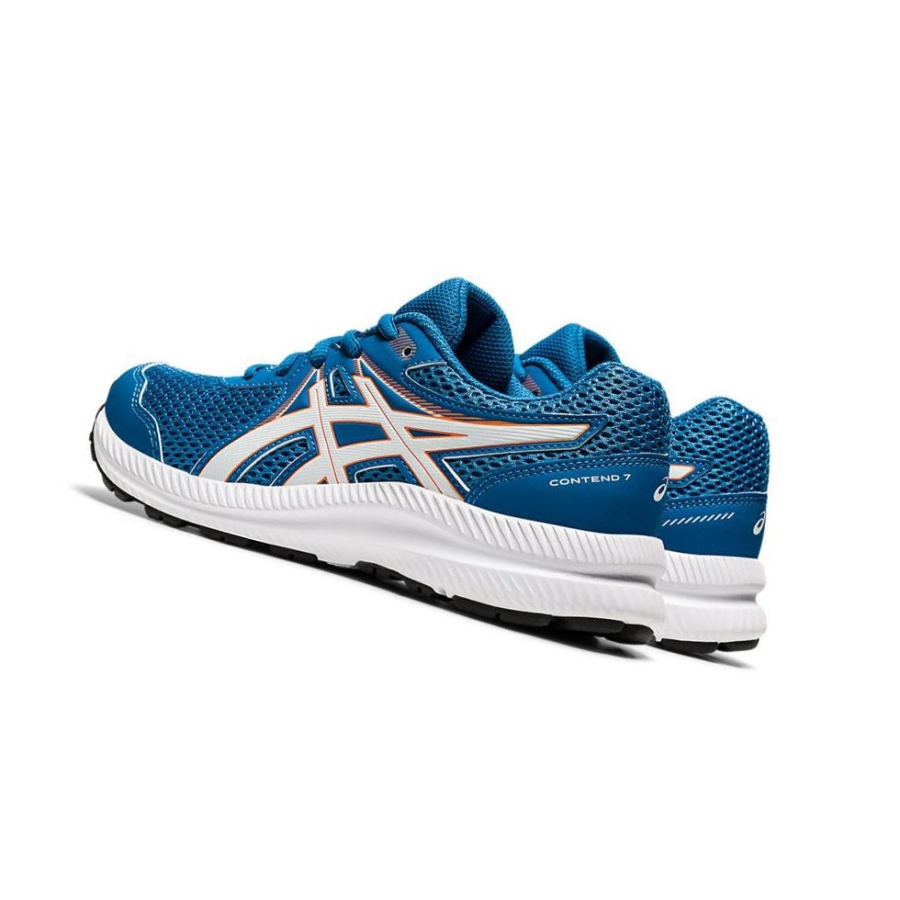 Blue Kids' Asics CONTEND 7 GS Running Shoes | US49682FX - Asics Outlet Sale