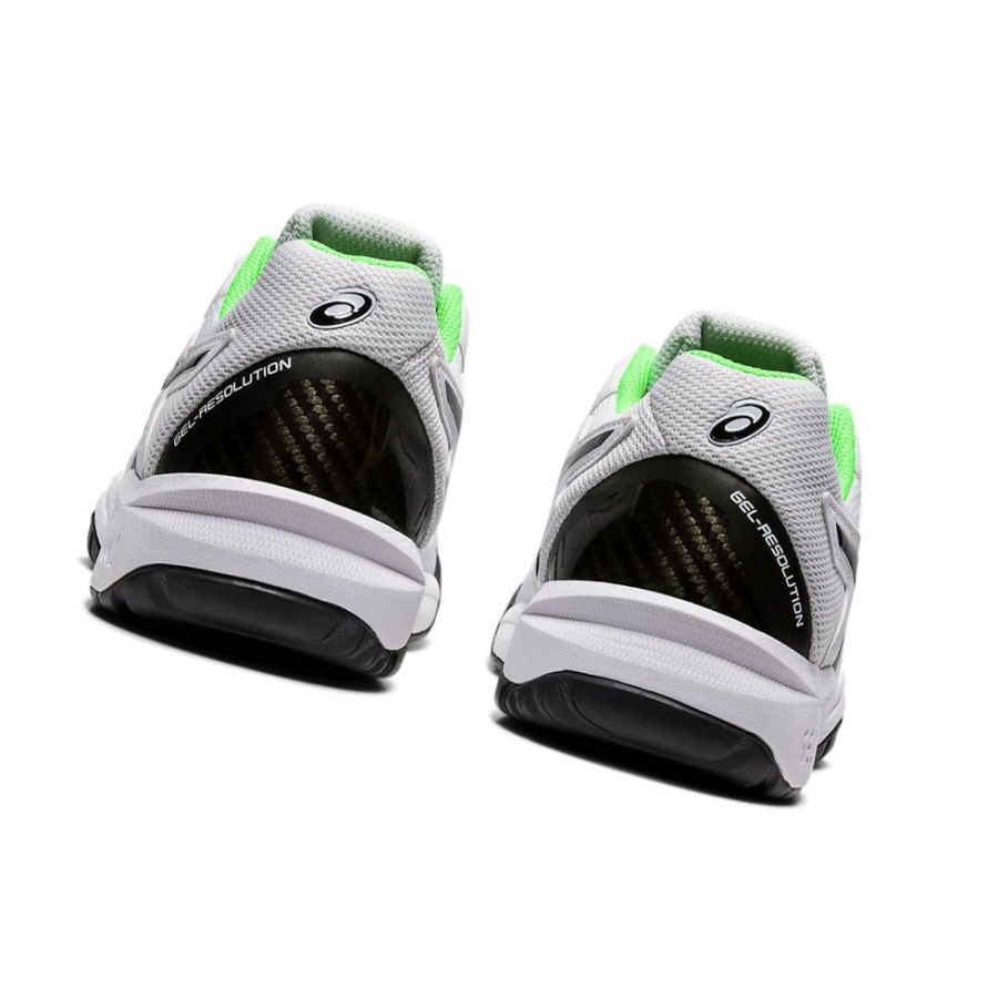 White Kids' Asics GEL-RESOLUTION 8 Clay GS Tennis Shoes | US67491RW - Asics Outlet Sale