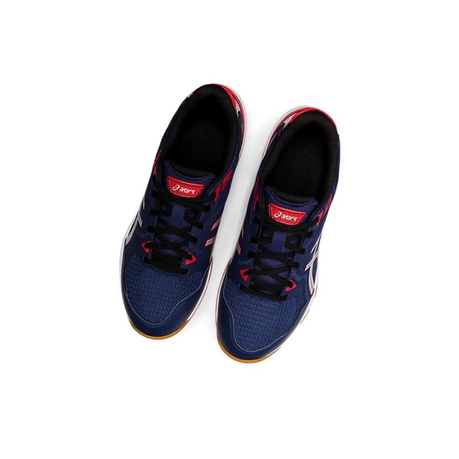 Peacoat / Pure Silver Men's Asics GEL-ROCKET 10 (2E) Volleyball Shoes | US87602UO - Asics Outlet Sale