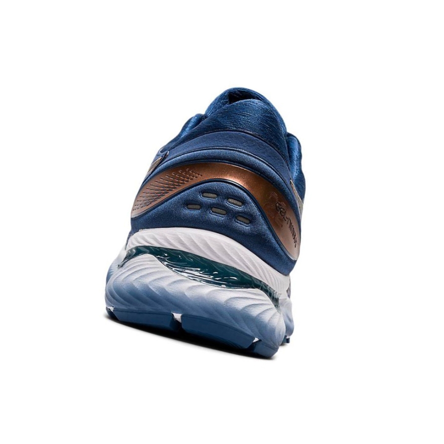 Light Blue Men's Asics GEL-NIMBUS 22 Extra Wide Running Shoes | US89705IY - Asics Outlet Sale