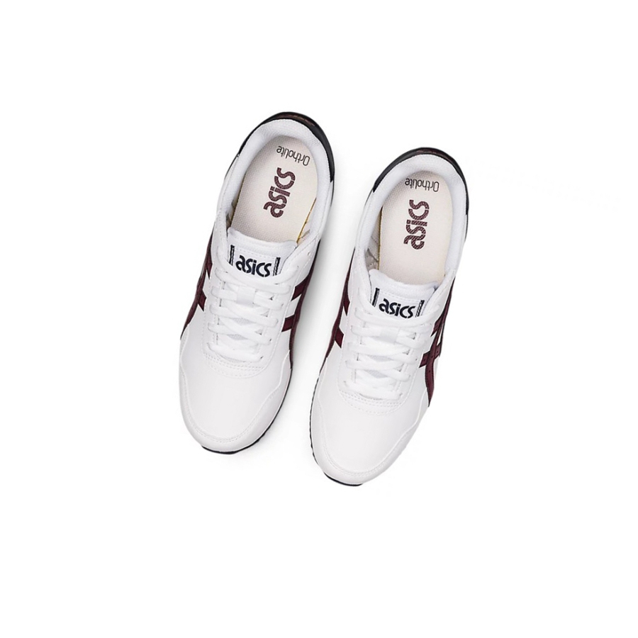 White / Roselle Men's Asics TIGER RUNNER Sneakers | US68917CO - Asics Outlet Sale