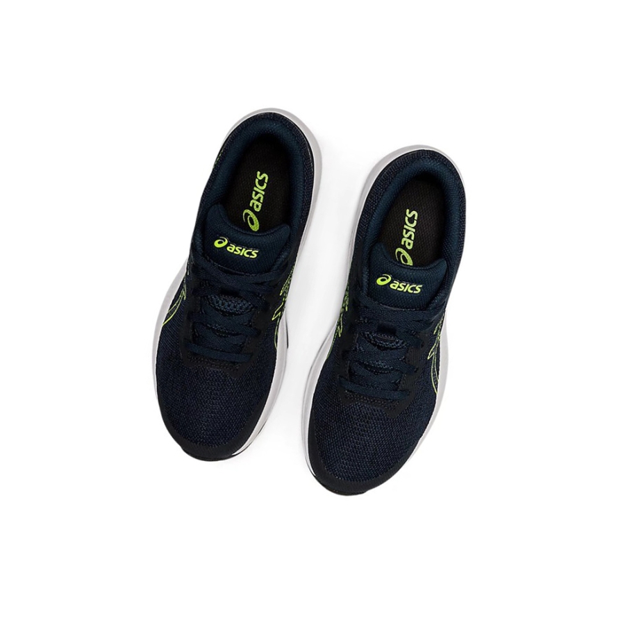 French Blue / Hazard Green Kids' Asics GT-1000 11 GS Running Shoes | US35108RA - Asics Outlet Sale