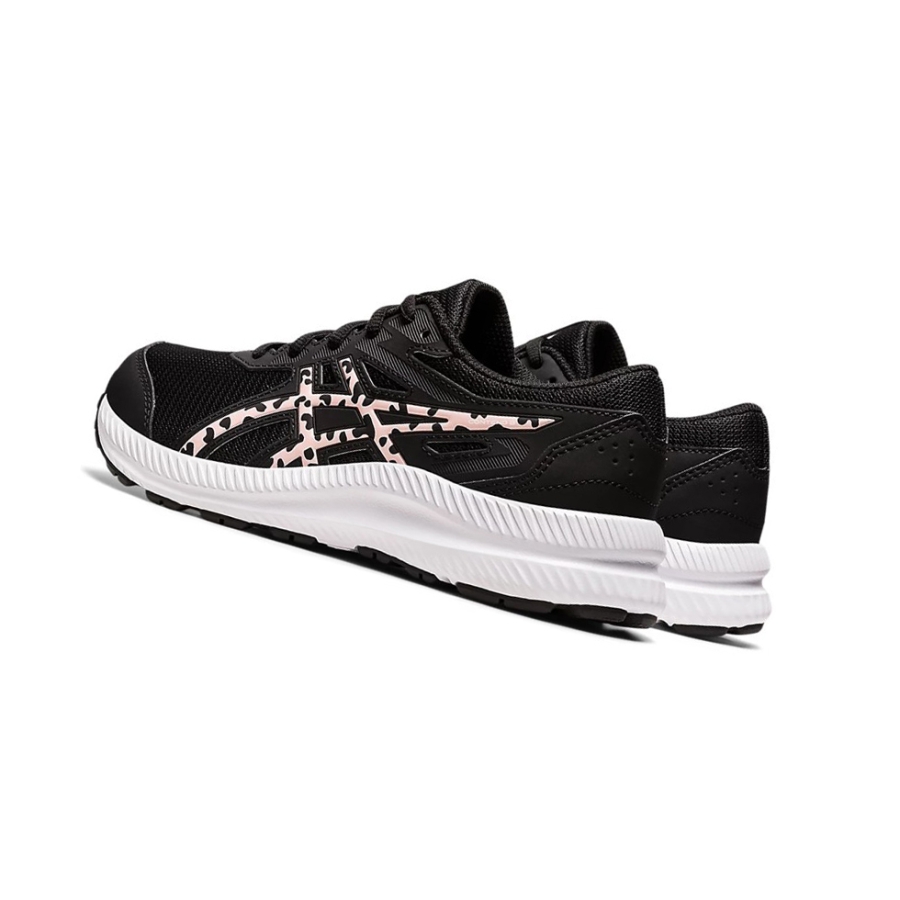 Black / Frosted Rose Kids' Asics CONTEND 8 GS Running Shoes | US57294CZ - Asics Outlet Sale