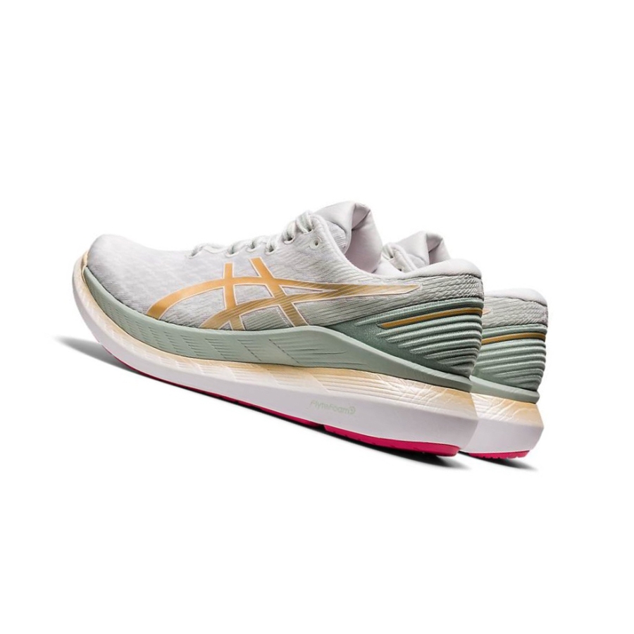 White Women's Asics GLIDERIDE 2 NEW STRONG Running Shoes | US96510XK - Asics Outlet Sale
