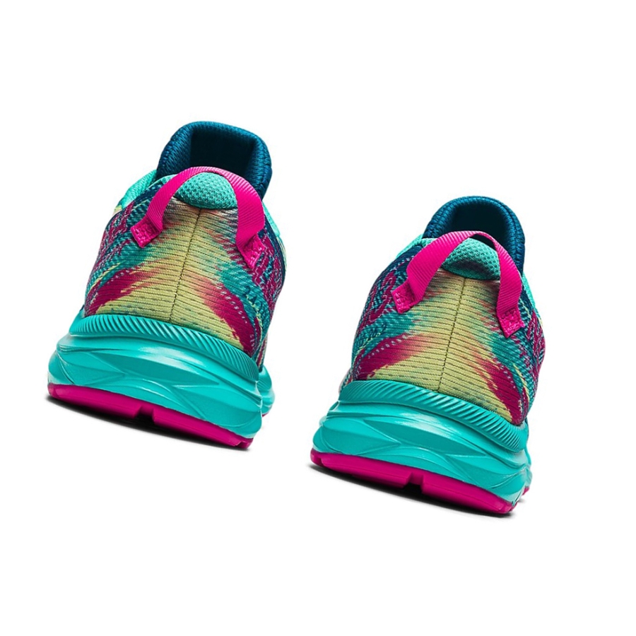 Green / Yellow / Red Kids' Asics GEL-NOOSA TRI 13 GS Running Shoes | US94183XN - Asics Outlet Sale