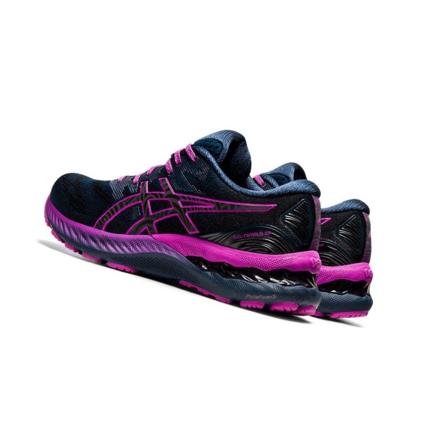 Blue Women's Asics GEL-NIMBUS 23 LITE-SHOW Running Shoes | US81437IB - Asics Outlet Sale