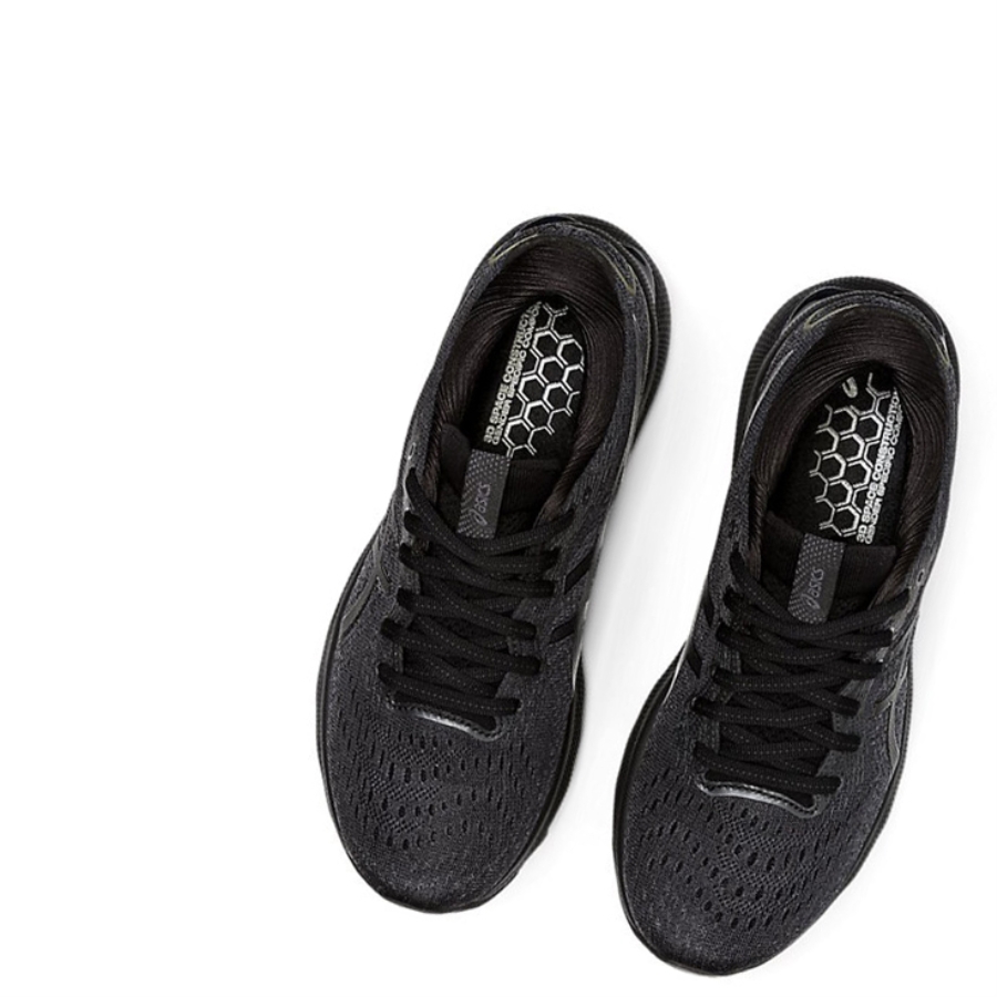 Black / Black Women's Asics GEL-NIMBUS 24 (D) Running Shoes | US69174SG - Asics Outlet Sale