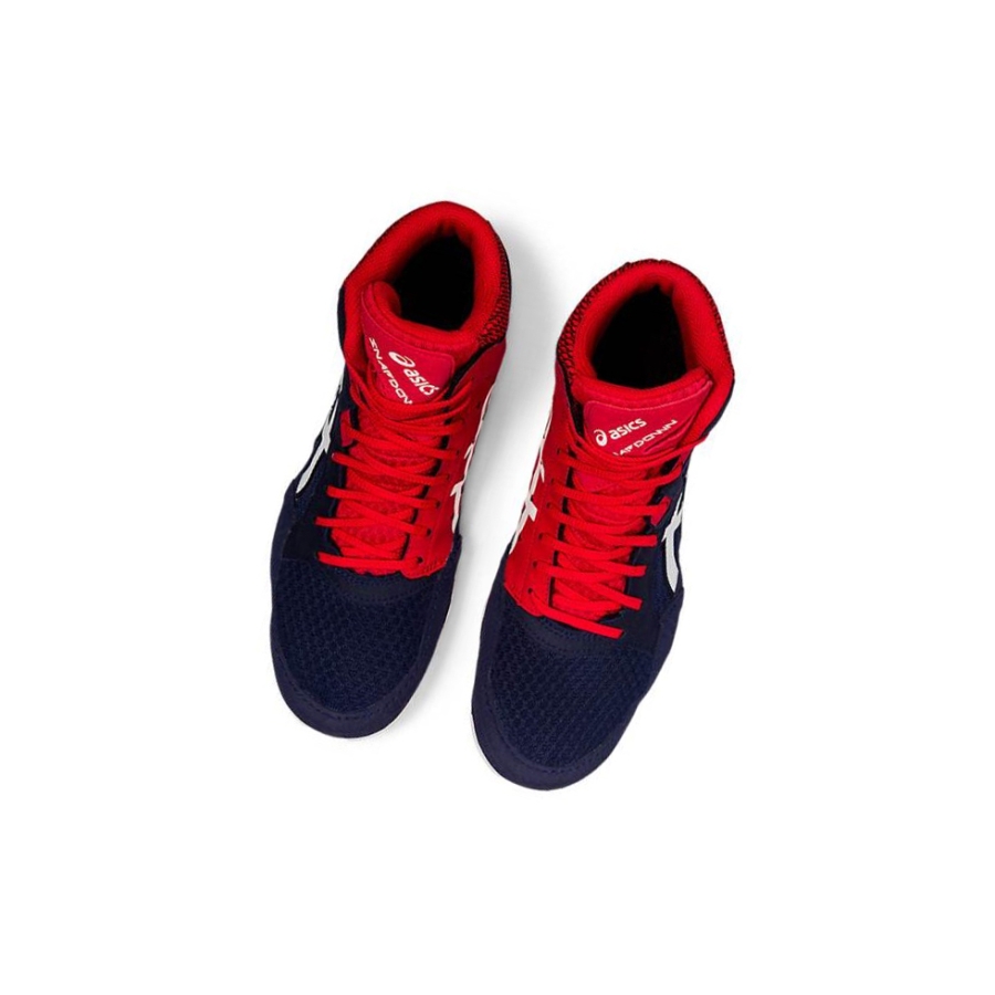 Navy Men's Asics SNAPDOWN 3 Wrestling Shoes | US70345BO - Asics Outlet Sale