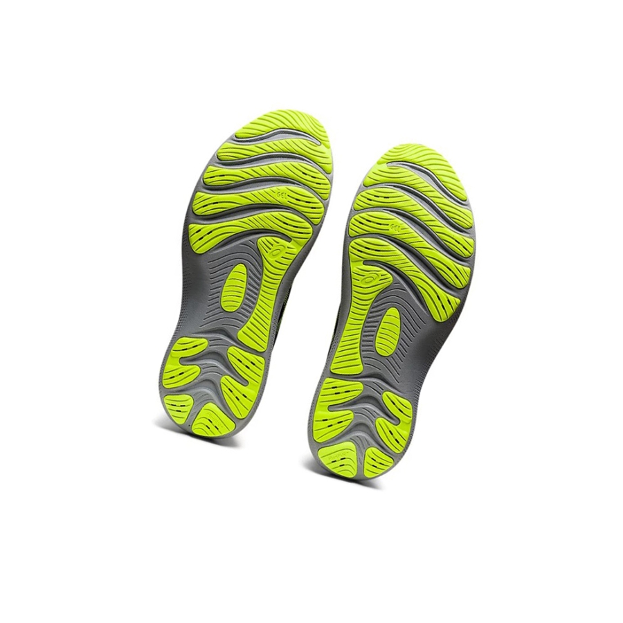 Black / Hazard Green Men's Asics GEL-NIMBUS LITE 3 Running Shoes | US37192ML - Asics Outlet Sale