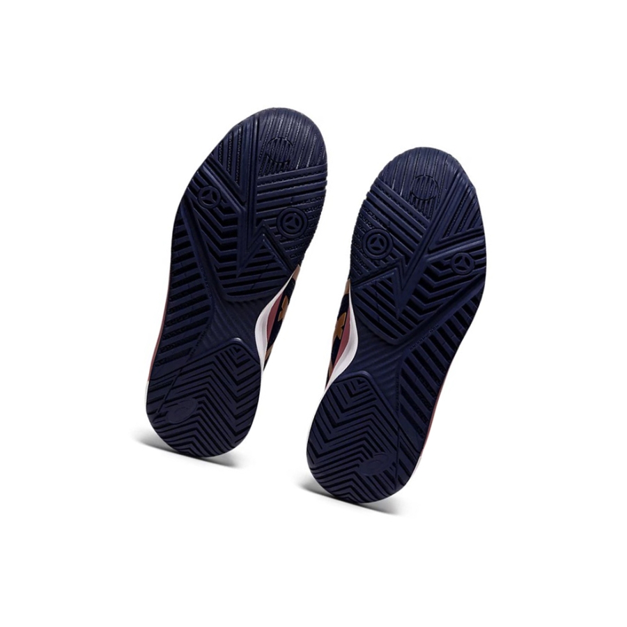 Peacoat / Rose Gold Women's Asics GEL-RESOLUTION 8 Tennis Shoes | US79681JY - Asics Outlet Sale