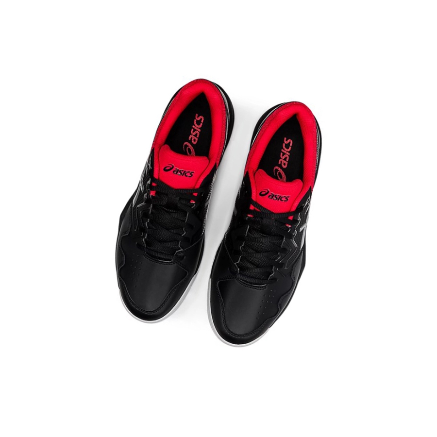 Black / Pure Silver Men's Asics GEL-DEDICATE 7 Tennis Shoes | US14830BQ - Asics Outlet Sale