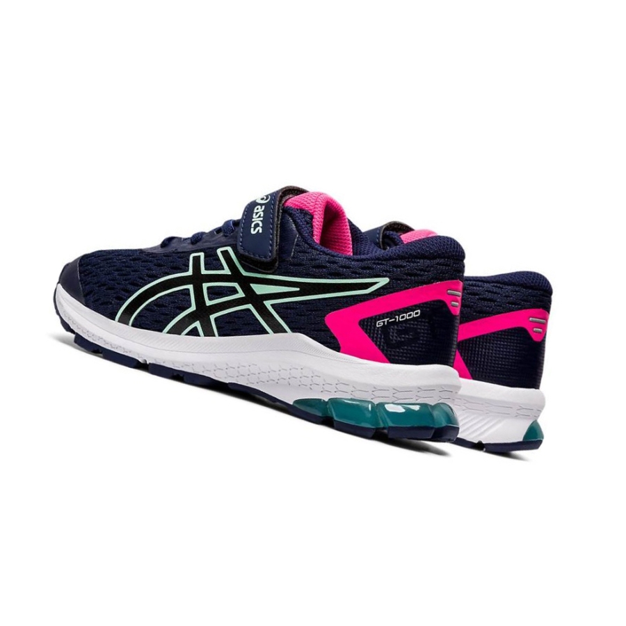 Navy Kids' Asics GT-1000 9 GS Running Shoes | US46175UV - Asics Outlet Sale