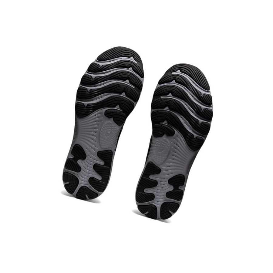 Black / Mako Blue Men's Asics GEL-NIMBUS 24 MK Running Shoes | US69857JN - Asics Outlet Sale