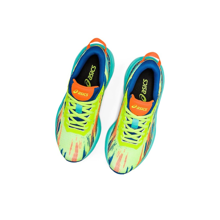 Hazard Green / Hazard Green Kids' Asics GEL-NOOSA TRI 13 GS Running Shoes | US54627YR - Asics Outlet Sale