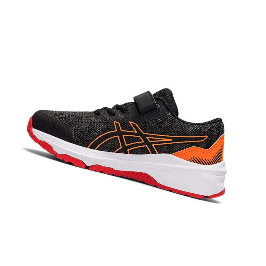 Graphite Grey / Fiery Red Kids' Asics GT-1000 11 PS Running Shoes | US12305JG - Asics Outlet Sale